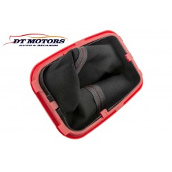 Pomello cambio vw golf 4 modello 5 marce BORDINO ROSSO