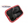 Pomello cambio vw golf 4 modello 5 marce BORDINO ROSSO