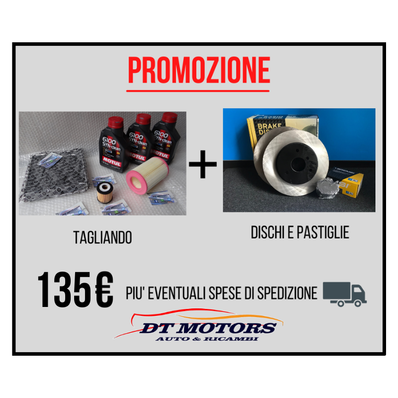 Promozione kit tagliando + dischi e pastiglie